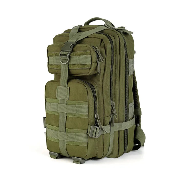 Gorilla Paks™ Small 30L Military Tactical Backpack (Green) Assault 3 Day Pack Army Molle Bag Backpacks Rucksack - Hunting, Hiking.