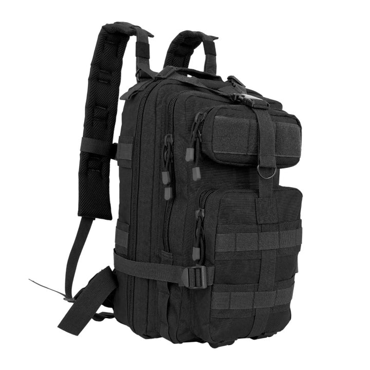 Gorilla Paks™ Small 30L Military Tactical Backpack (Black) Assault 3 Day Pack Army Molle Bag Backpacks Rucksack - Hunting, Hiking.