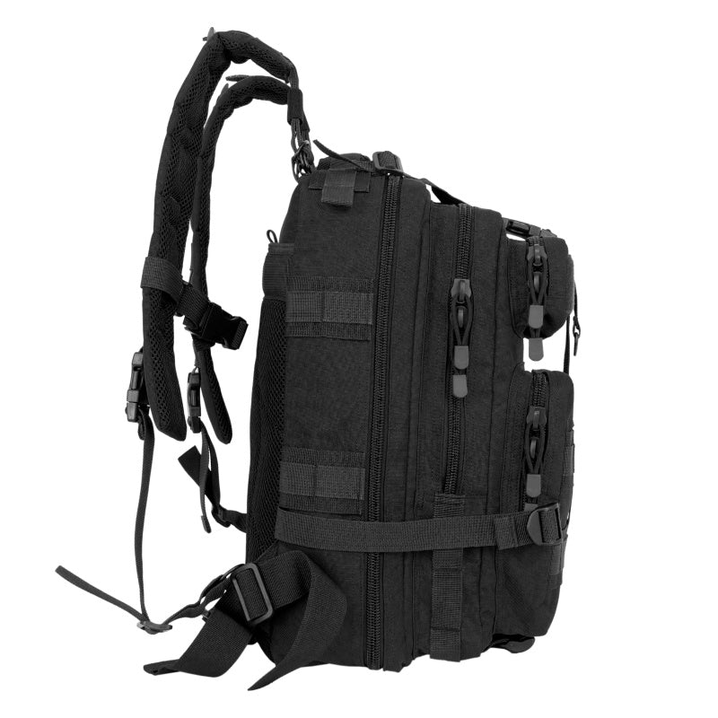 Gorilla Paks™ Small 30L Military Tactical Backpack (Black) Assault 3 Day Pack Army Molle Bag Backpacks Rucksack - Hunting, Hiking.